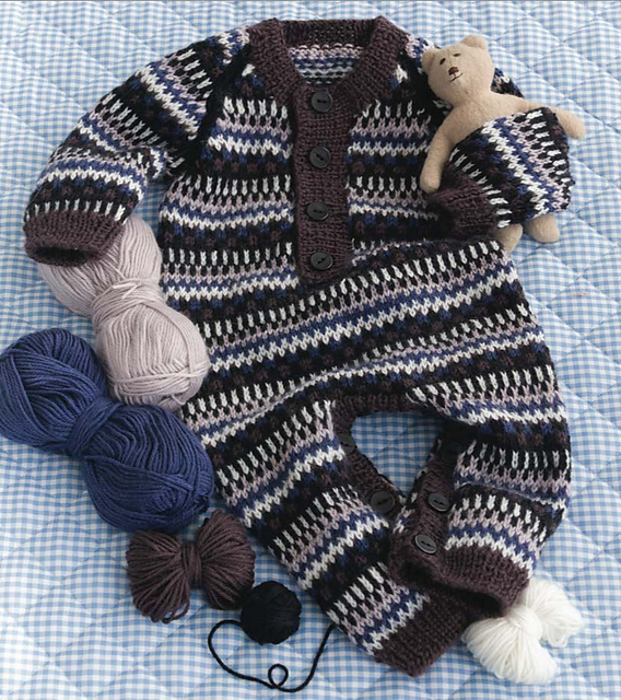 #36 Fair Isle Onesie