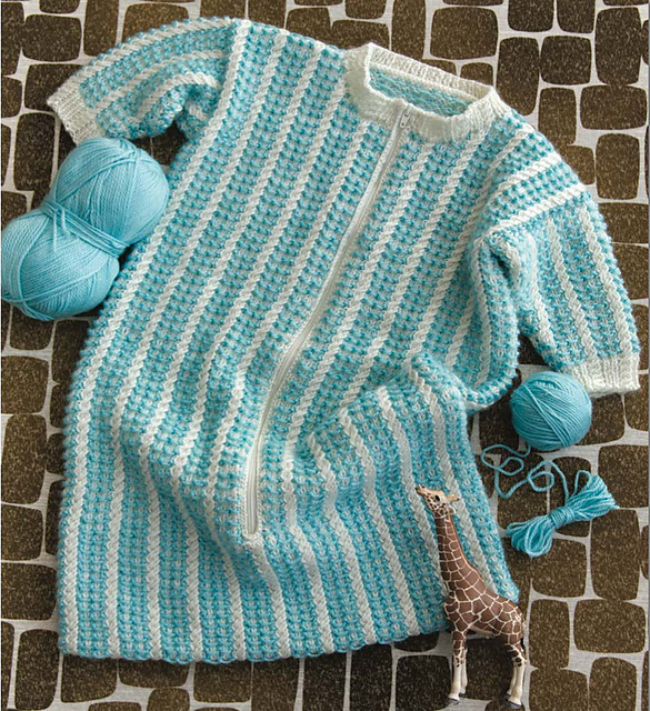 #46 Cable & Slip Stitch Bunting