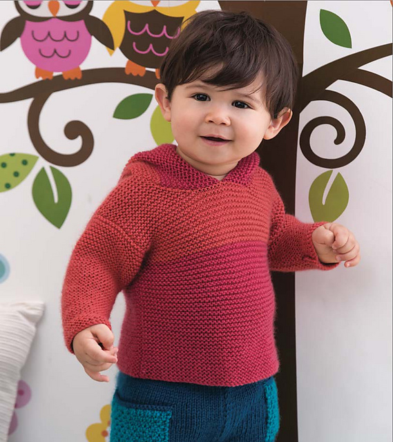 #55 Garter Stitch Hoodie