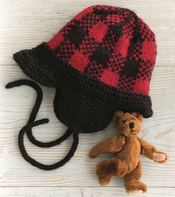 #56 Plaid Earflap Cap
