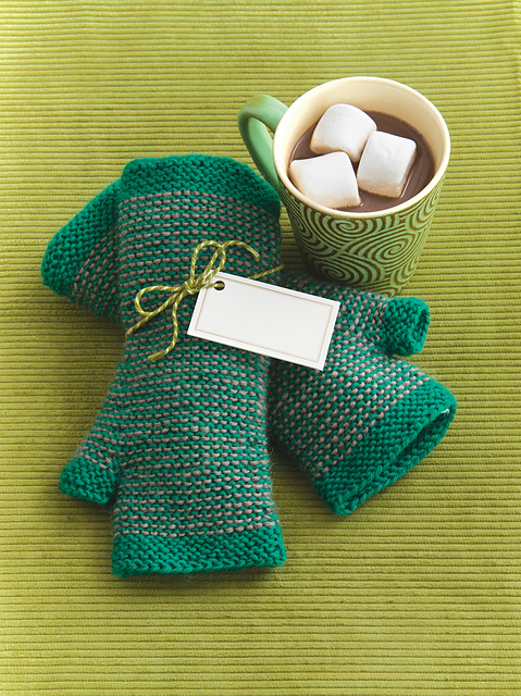 Simply Striped Mitts
