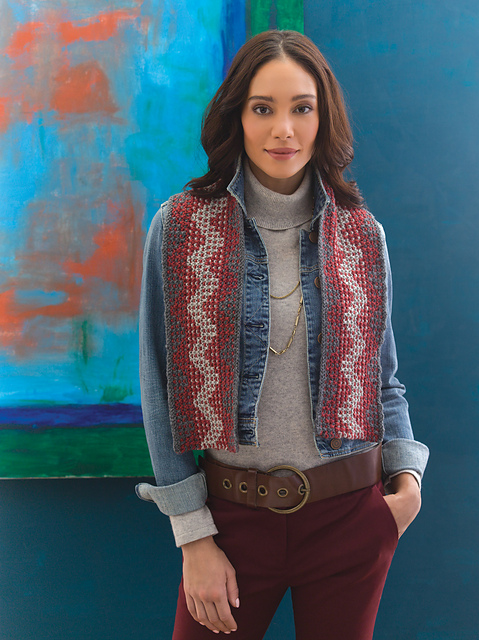Zigzag Mosaic Scarf
