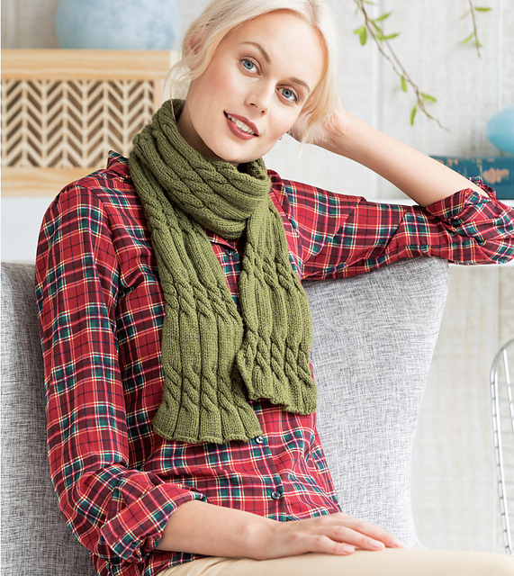 Ravelry: Columns of Cables pattern by Charles D. Gandy