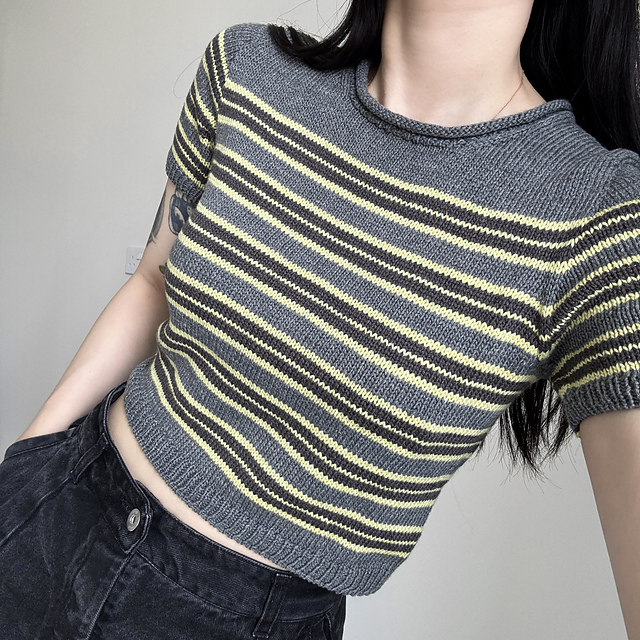 Ravelry: Wayfinder tee pattern by Skeinny Dippin