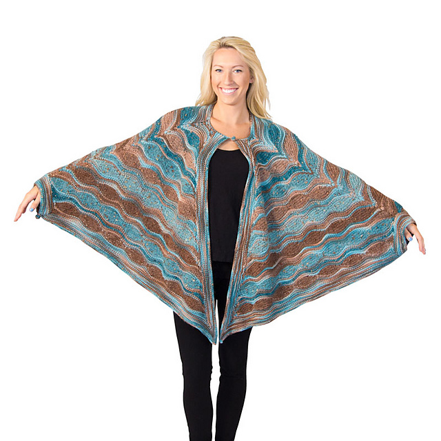 Floating Garden Shawl