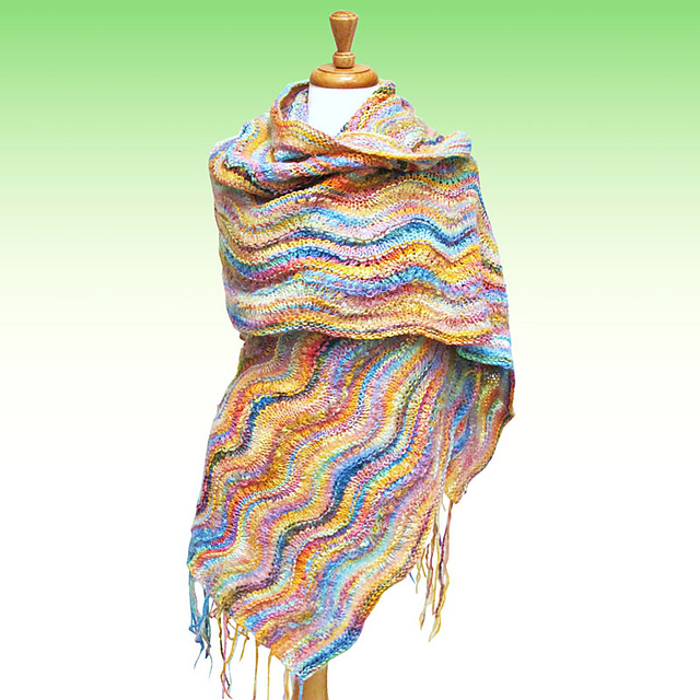 wavy shawl