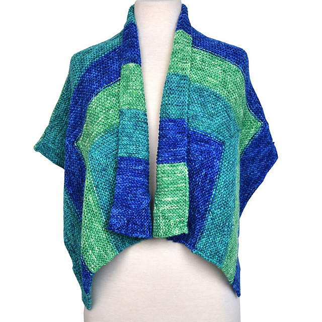 Bauhaus Mitered Shawl