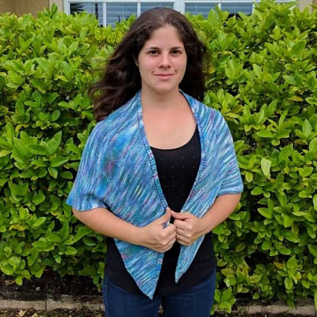 Beginners Triangle Shawl