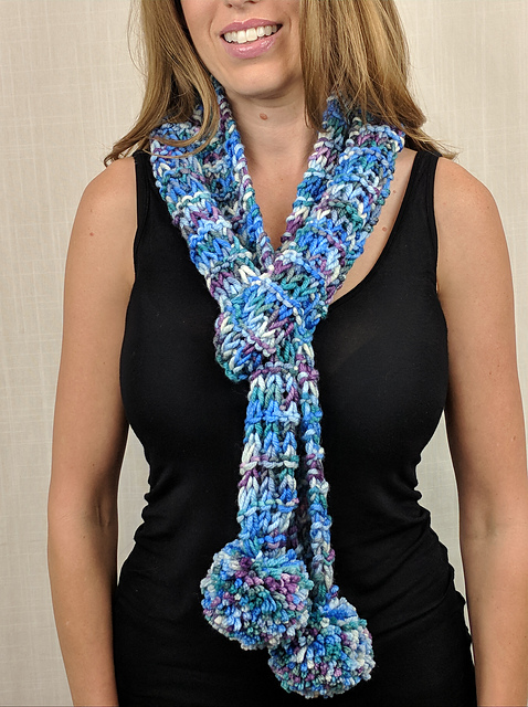 Pompom Scarf