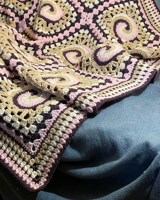 Swirl-4 Baby Blanket