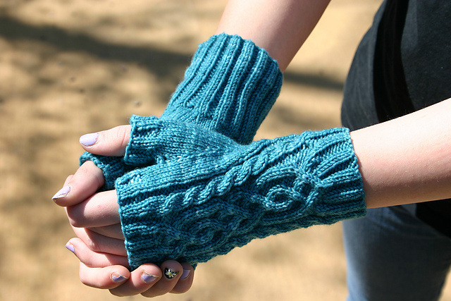 Blue Heaven Mitts