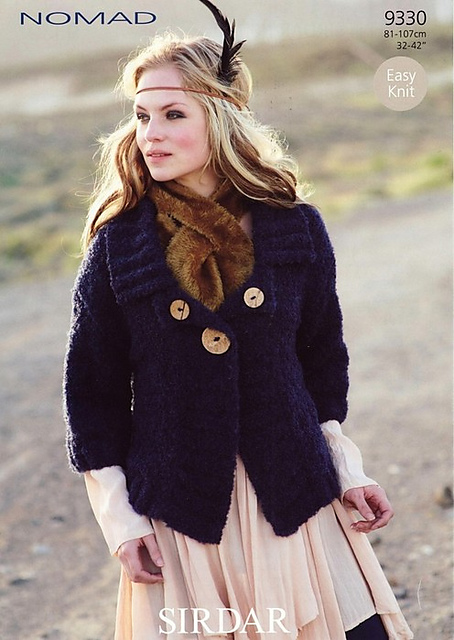 Jacket with Wide Collar