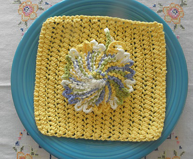 Tawashi Sunflower & Cloth Set