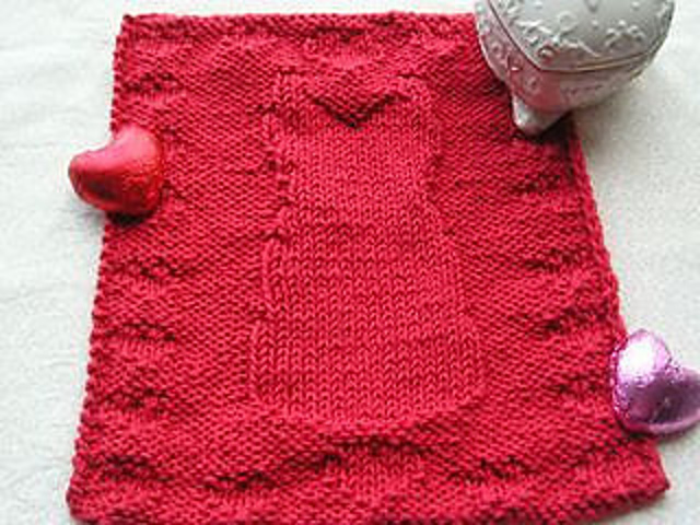 Red Dress Dishcloth