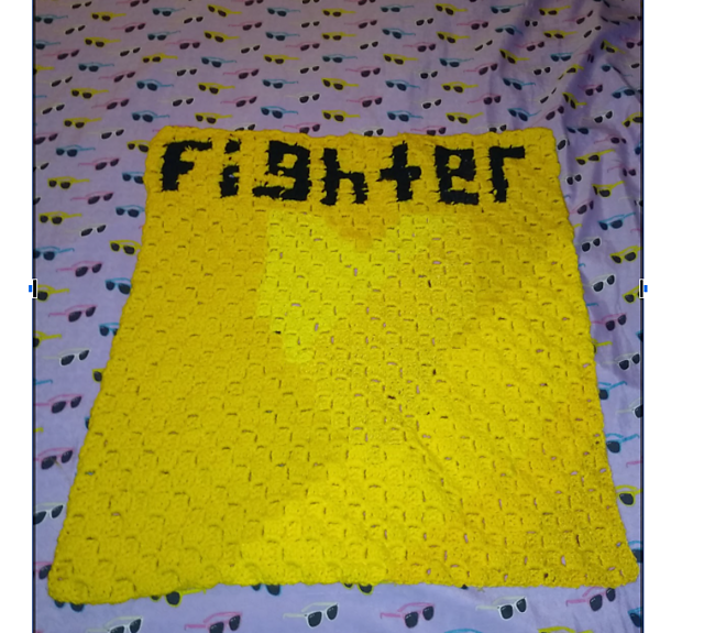 Fighter c2c blanket