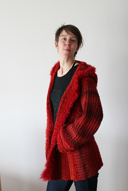 624 Gedifra Ladies' Cardigan with Hood