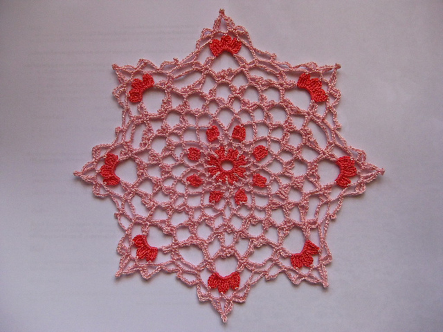 Pink Petal Doily