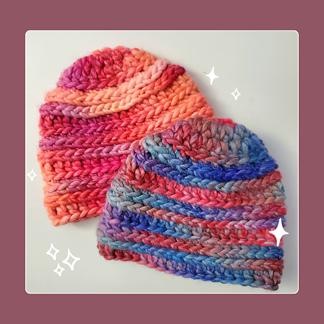 Sky's Textured Chunky Hat
