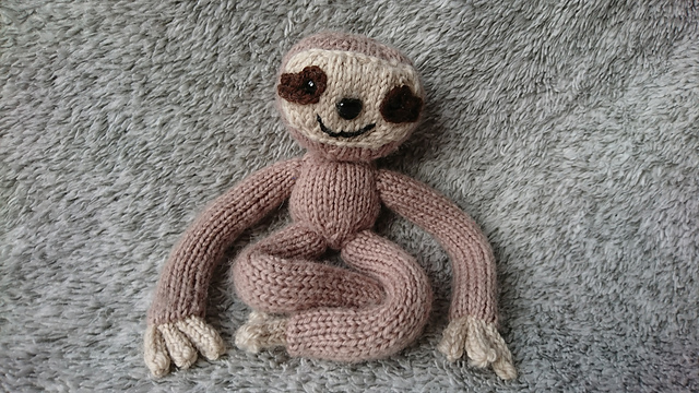 Ravelry: Stevie Sloth pattern by Cilla Webb