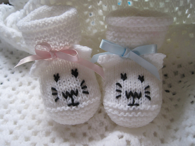 Little Kitten Baby Booties