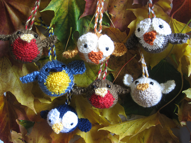 Seasonal Birdie Baubles