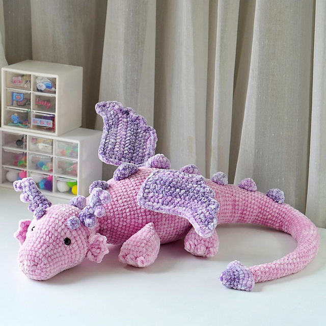 Large Fairy Dragon Amigurumi