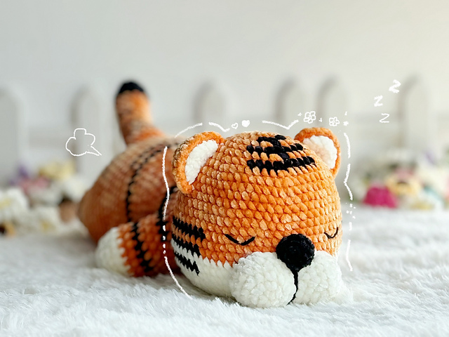 Ravelry: Tiger Amigurumi pattern by Sleek Grace