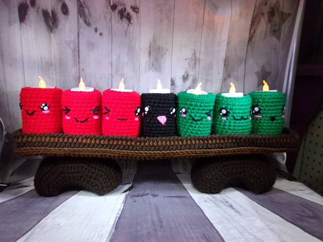 Kawaii Kwanazaa Candles