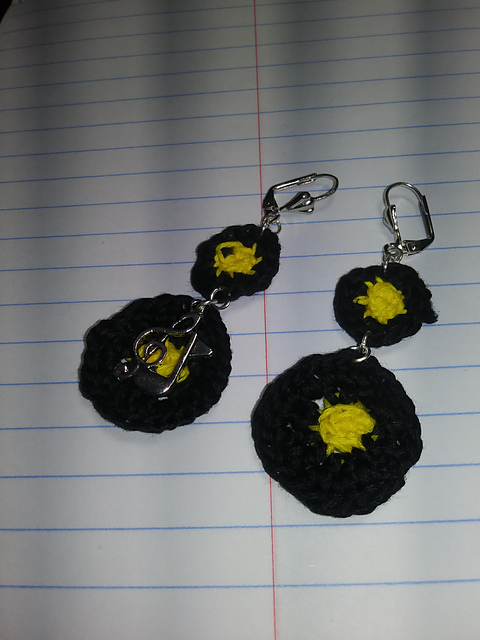 Vinyl Record Earrings