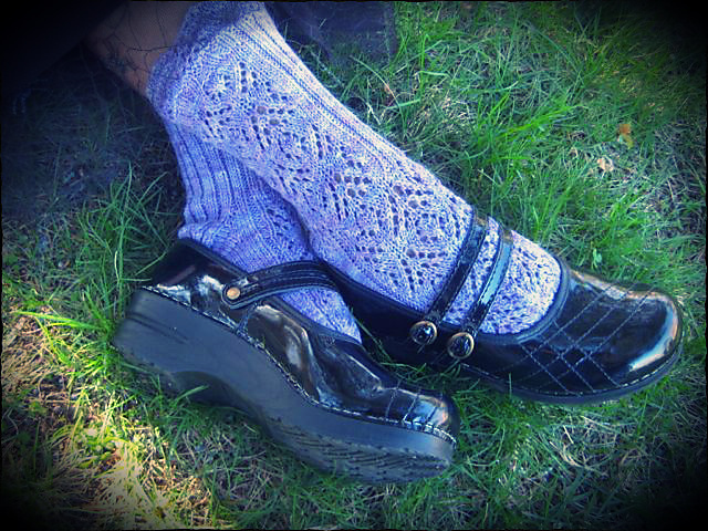 Violet's Garden Socks