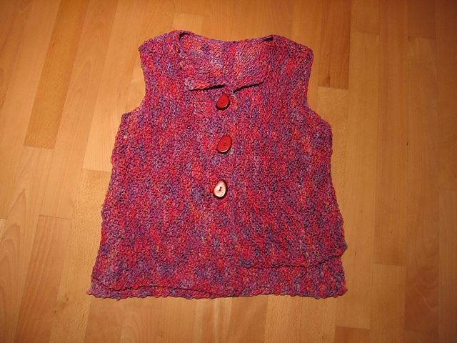 Ravelry: Asymmetrical Vest pattern by Sally Melville