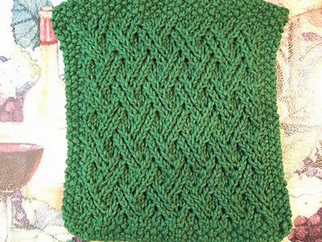 Ravelry: Double Lattice Cloth pattern by SmarieK