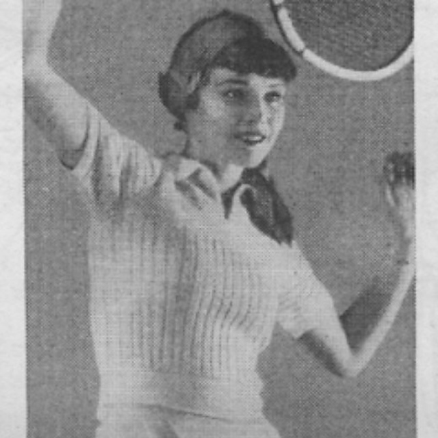 Hand Knitted Shirt 1934 by Columbia Yarns
