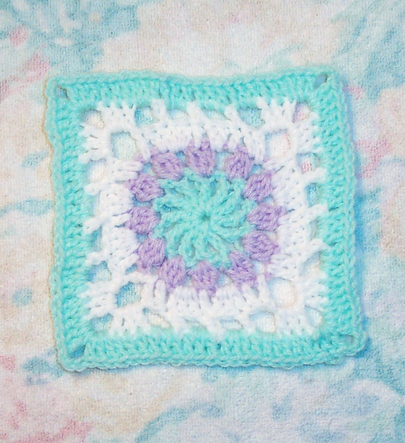 Little Flower Square 6x6