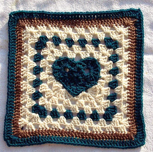 Heart of a Granny 12" x 12"