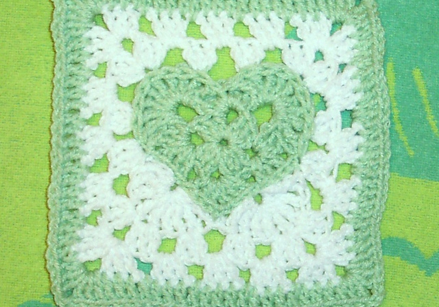 Heart of a Granny 7" x 7"