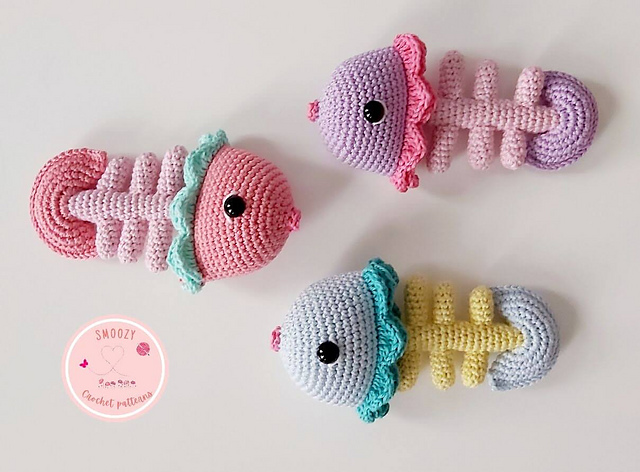 Crochet fishbone