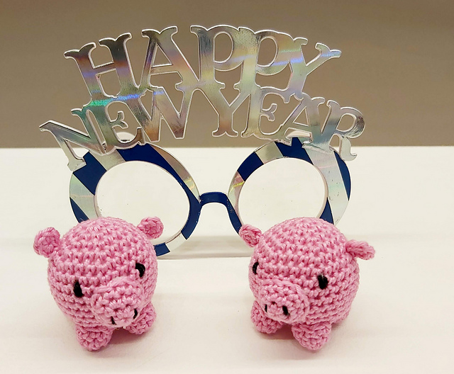 Crochet little piggy