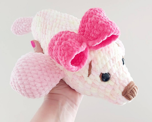 Crochet plush Seal