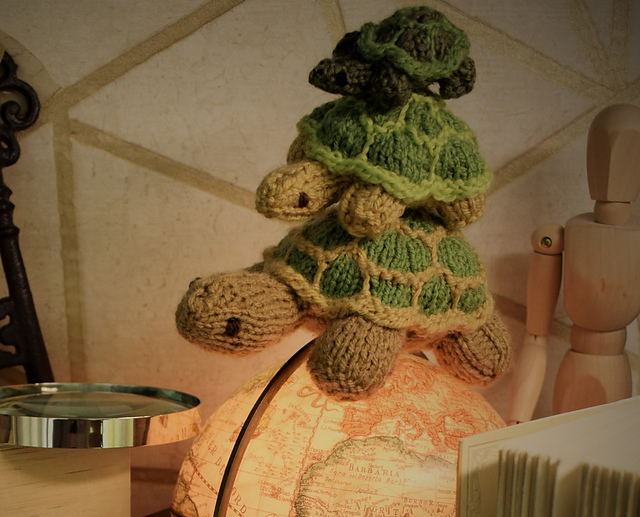 Three Tortoises Or Turtles