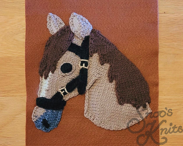 Horse Head Applique
