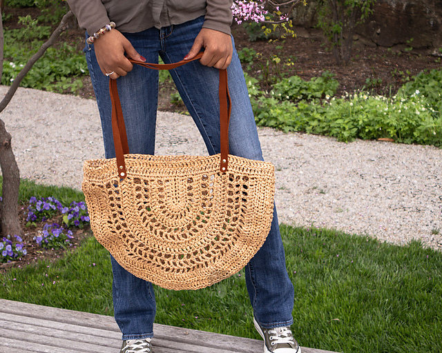Sun Chaser Crochet Tote Bag