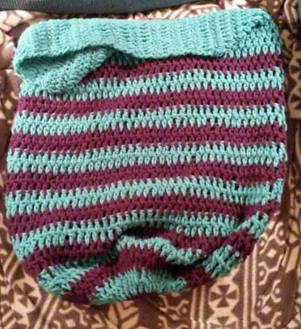 Striped Large Market Tote