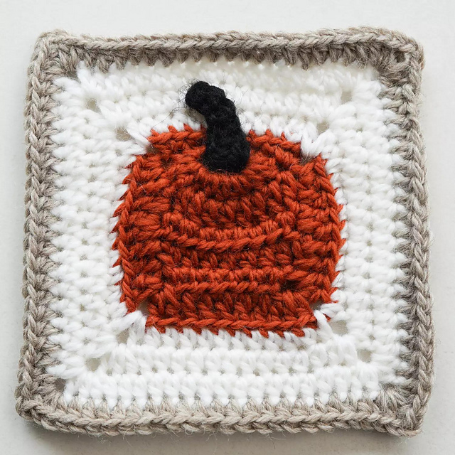 Pumpkin Granny Square