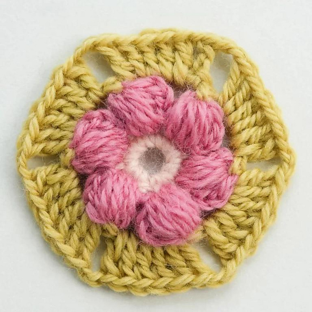 Puff Flower Hexagon