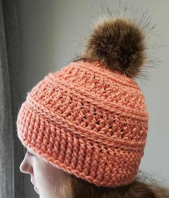 Twisted Trails Earwarmer, Messy Bun, Beanie