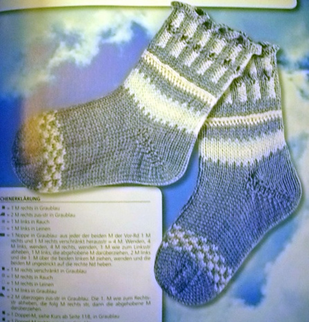 Alaska - Kindersocken mit Jaquardmuster