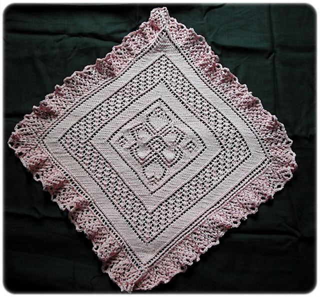 Kunststrickdecke Sternenkind