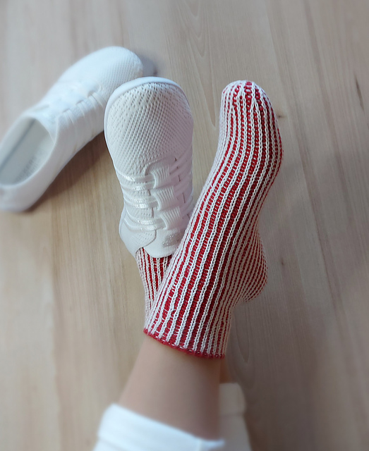 Peppermint Candy Socks