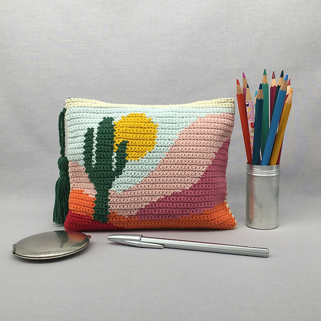 "In the desert" pouch